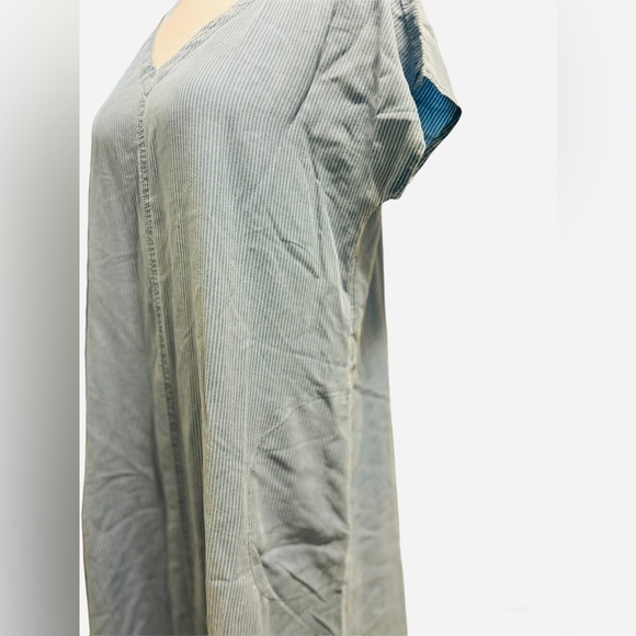 ✨SOLD✨ J.JILL Lake Port Striped A-Line Tencel Lyocell Midi Dress NWT - Size SP - Picture 5 of 12